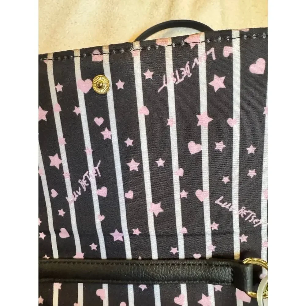 Luv Betsey by Betsey Johnson Quilted Crossbody Bag with Detachable Coin Pouch
